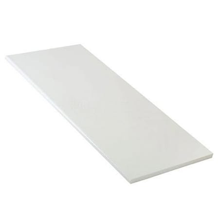 Global Industrial Workbench Top - Plastic Laminate Safety Edge, Light Gray, 60 W x 36 D x 1-5/8 Thick 579311